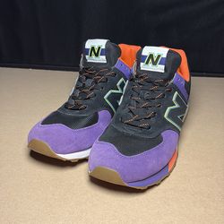 New Balance 574 Mens Size 11 Shoes ML574PT2 Purple Black Orange Teal