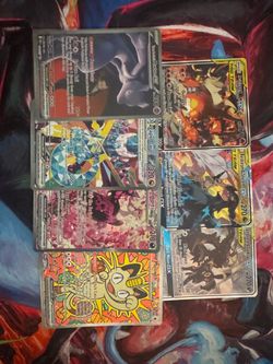 POKEMON TAG TEAM, EX, SIR’s trading cards