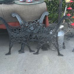 Cast Iron Park Bench Ends