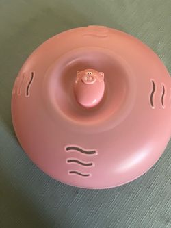 Pink Pig Microwave Food Cover Splatter Guard