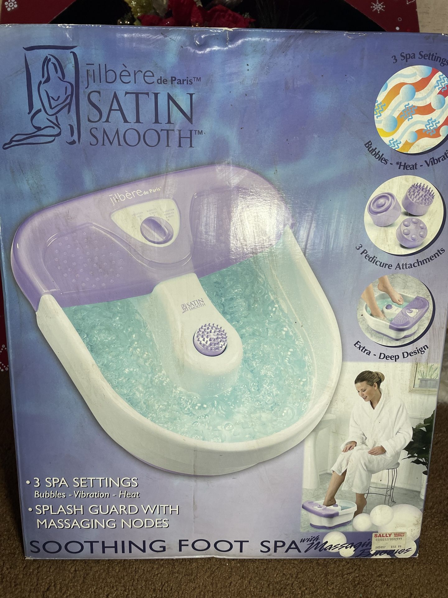 New Add 30% Off True like Glow Bubbling Hydro Foot Spa 