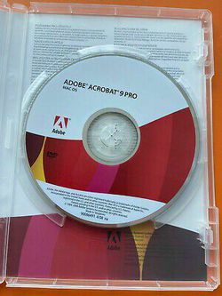 Acrobat Pro 9 Professional Disk Mac and Windows PC