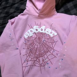 Pink Spider Hoodie