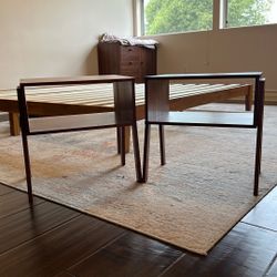 2 Wood Side Tables