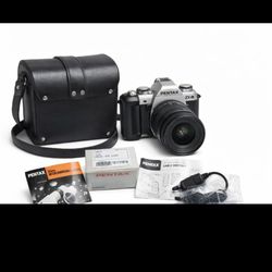 Pentax ZX-M 35mm Film Camera w 35-80mm Lens + Cable Switch F Untested