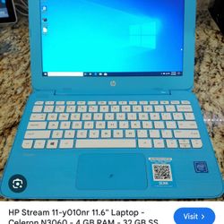 HP Blue Laptop