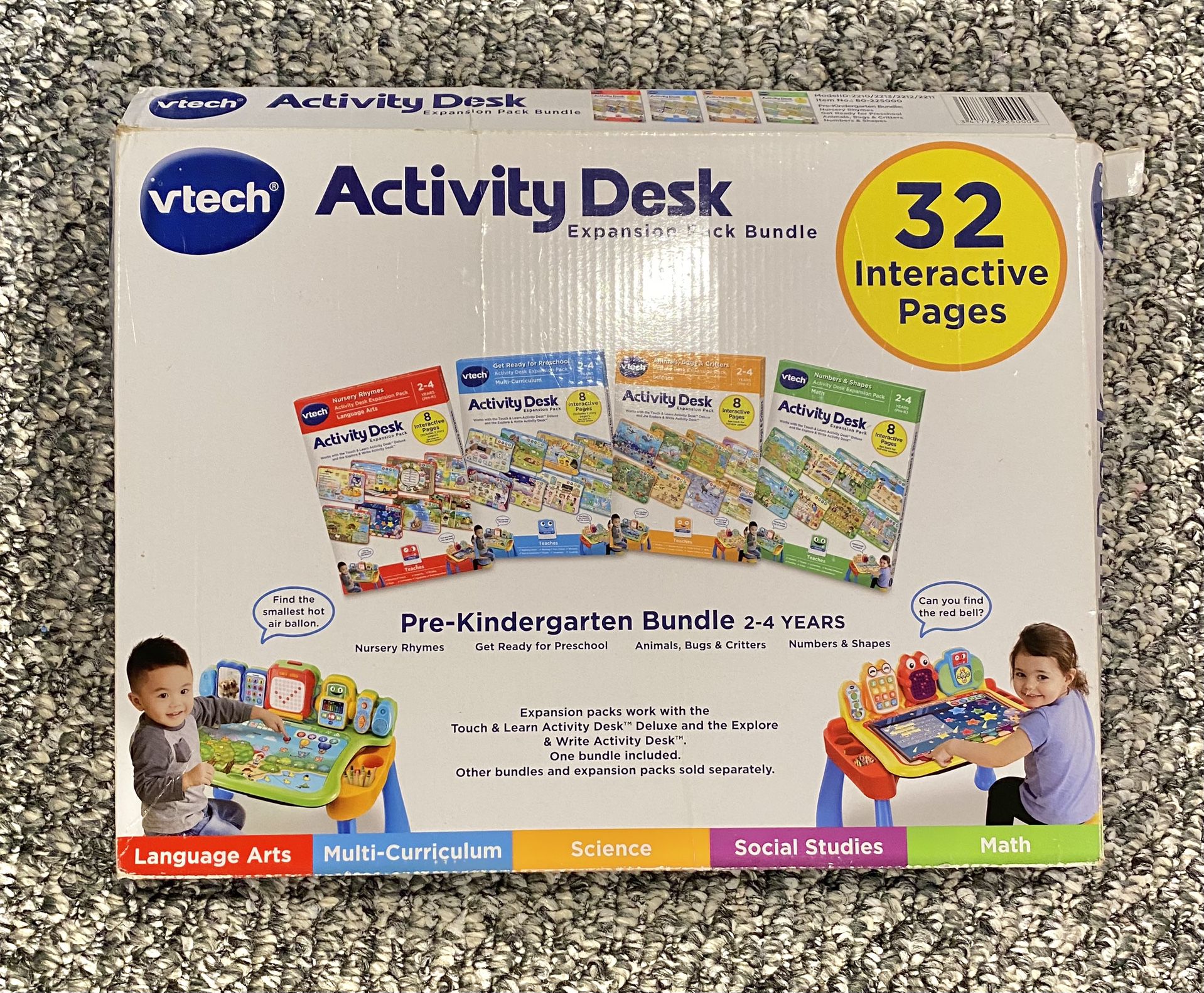 VTech Activity Desk Pre-Kindergarten Expansion Pack Bundle For Ages 2-4 Years