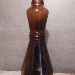 Vintage Crisco Bottle Brown Amber.