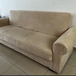 Futon Bed w/Storage, in excellent condition