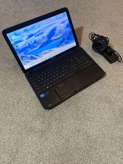 Toshiba Satellite 15” Laptop Intel/6GB/320GB + Charger & MS Office