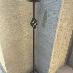 Tall  (47”) Iron Candle Holder