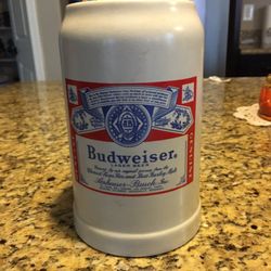 Budweiser beer mug