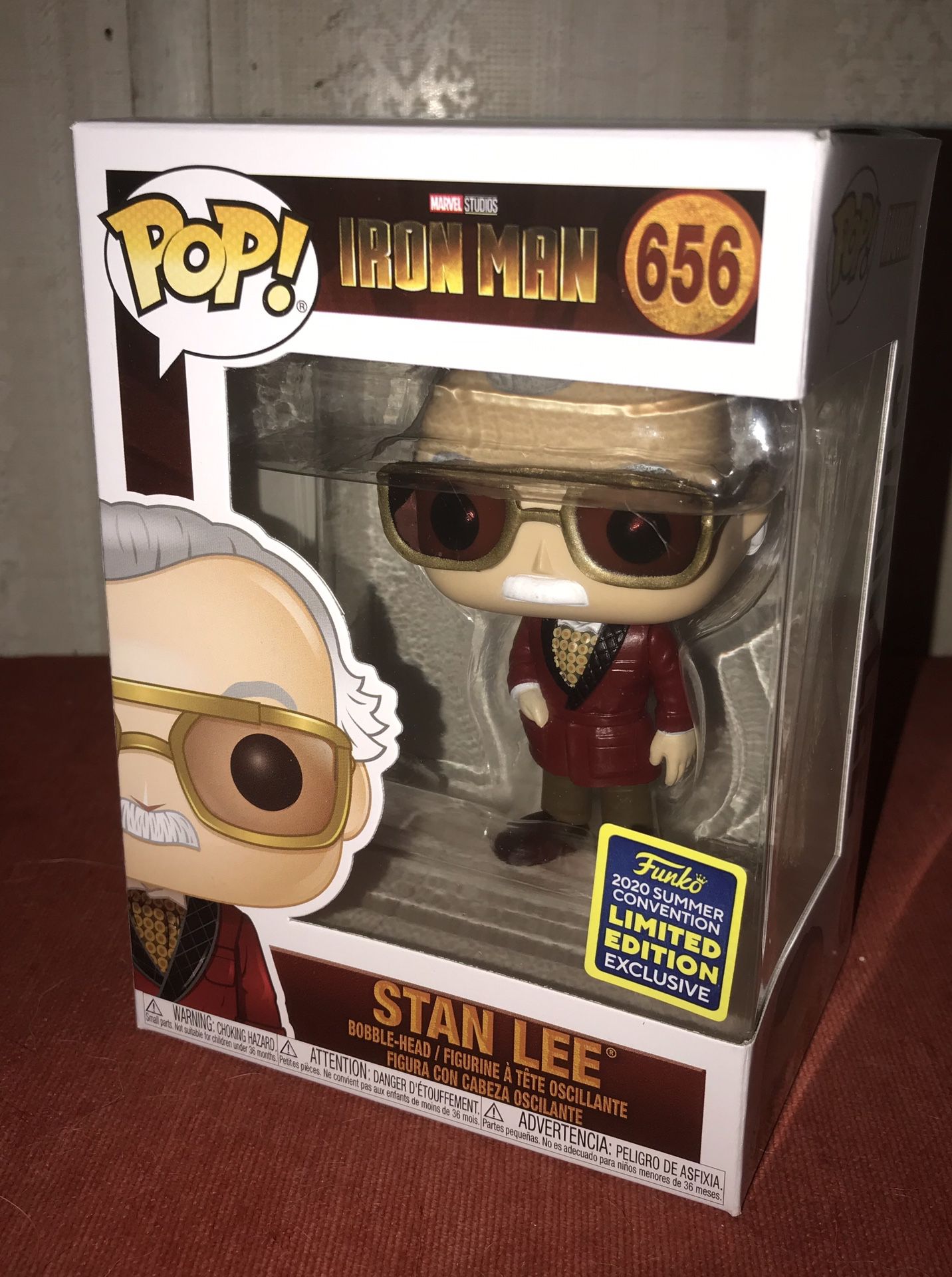 Funko POP Iron Man Stan Lee 2020 Summer Convention Limited Edition