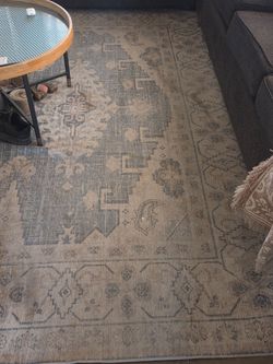 Large Vintage-Style Area Rug