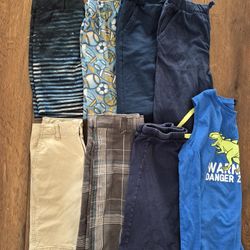 Shorts Bundle Boys sz 8-10 7 shorts & 1 shirt