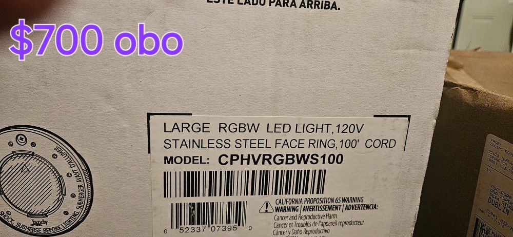 Jandy Large Rgbw Watercolors Led Light For Swimming Pool Or Spa