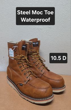 Duradero work boots sz10.5D STEEL MOC TOE