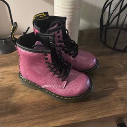 Toddler Girl Sparkle Doc Marten Boots