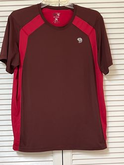 Mountain Hardwear Mens Red Short Sleeve Performance T-Shirt - Size Large - GUC