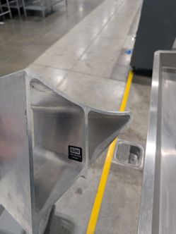 ULINE Heavy-Duty Aluminum Wheel Chock (Extruded Aluminum) 12 units