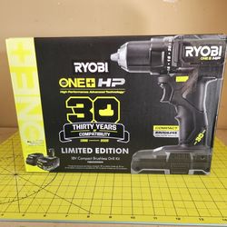 RYOBI Limited Edition Compact Drill Kit (Black)