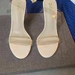 Clear Heels Size 6 Woman’s $10