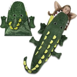 Alligator Blanket Sleeping Bag For Kids