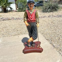 Vintage Golf Statue 2’5”