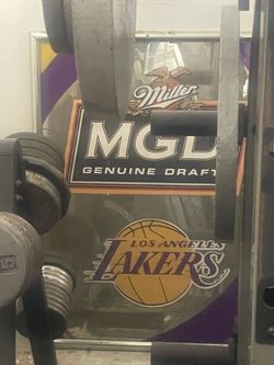 Lakers MGD  man cave mirror