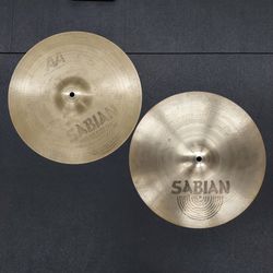 Sabian 14" AA Regular Hi Hat Cymbals **Located In Upland**
