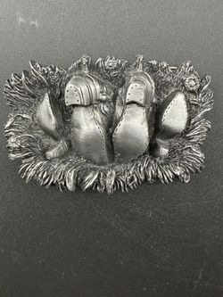 Adorable 1981 USA Bergamot Brass Boots & Heels Belt Buckle