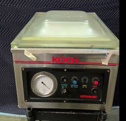 KOCH Ultravac 2500 Vacuum Packaging Machine, Chamber Sealer Gas Flush Capable