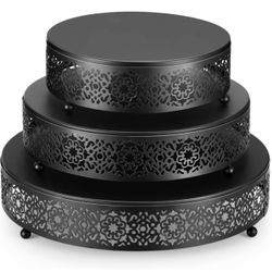 Black Cake Stands