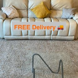 Comfy 3 Seater Couch W/ 2 Recliners - Free Delivery 🚚 