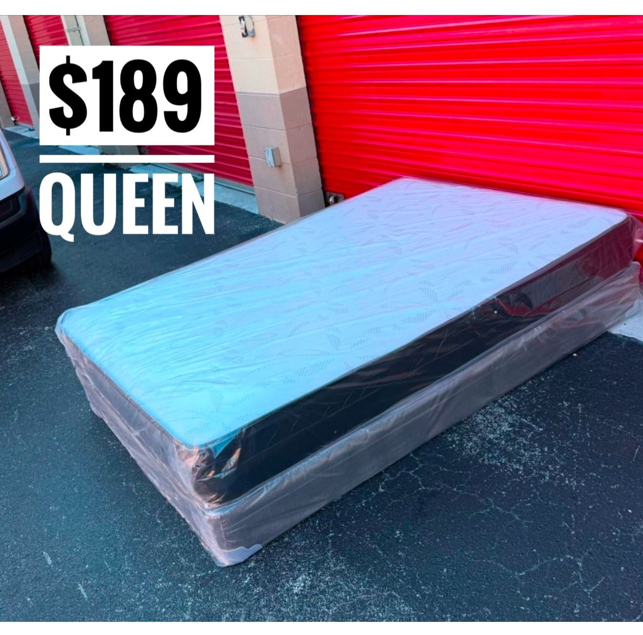 NEW Mattress Queen Size Regular With Box Spring // Offer 🚚