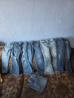 Lot of 6 Girls Denim Jeans size 6