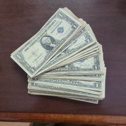 80 Count $1 Blue Seal Silver Certificate 