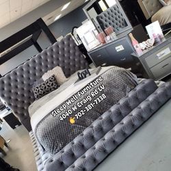🙋‍♀️ 4pc Queen, King Bedroom 👉Furniture Sectional, Dining Table Sets Avail 