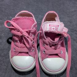 Pink Baby Converse Size 6