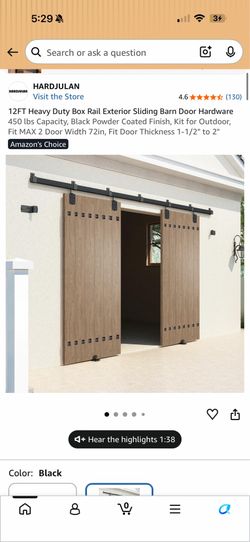 Barn Doors sliding