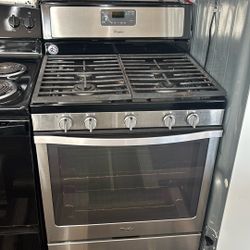 Five Burner Stainless Steel, Whirlpool Gas Stove