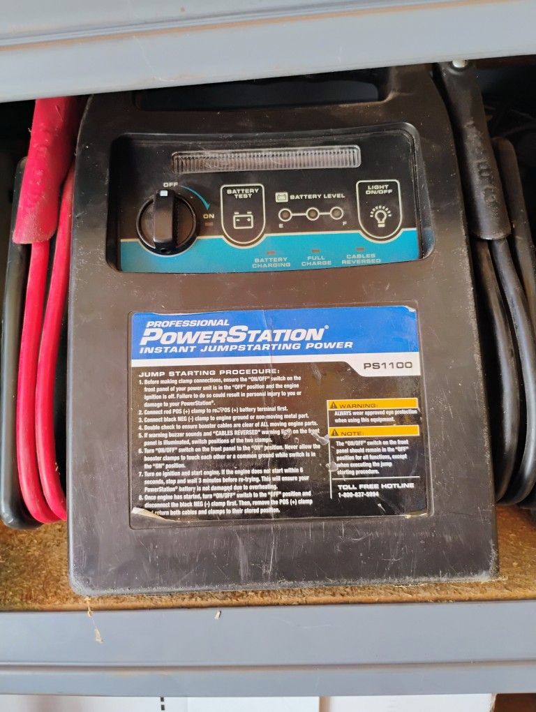 POWER STATION, POWER JUMPER WITH COMPRESSOR