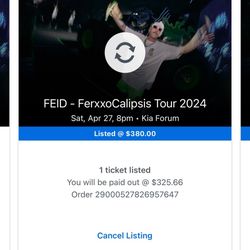 FEID CONCERT- Kia Forum