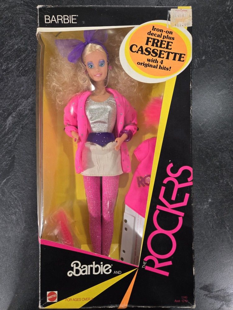 Mattel 1985 Barbie and The Rockers Doll 1140 in original box with accessories.
