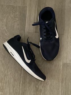 Nike Downshifter 8 Running Shoes Athletic Men’s 8 Women’s 10 Navy Blue White