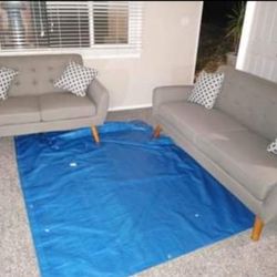 2pcs Sofa & Loveseat Set