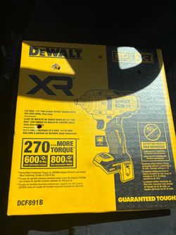 DEWALT DCF891B 20V XR 1/2" Impact Wrench