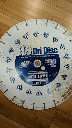 HS dry cutting diamond blade
