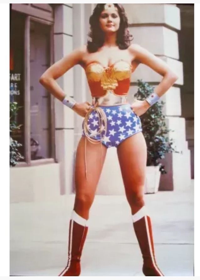 WONDER WOMAN (COMMERCIAL 1) Wonder Woman / Lynda Carter commercial poster 1992 NIP
