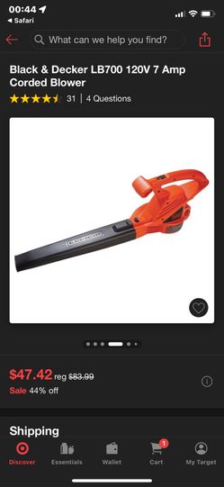 Black & Decker Leaf Blower